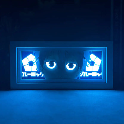 Anime Paper Cut Light - Warrior Desktop Decoration