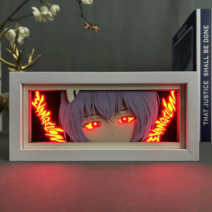Anime Paper Cut Light - Warrior Desktop Decoration