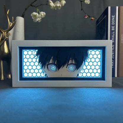 Anime Paper Cut Light - Warrior Desktop Decoration