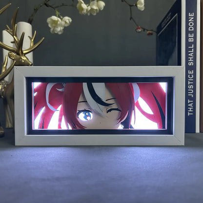 Anime Paper Cut Light - Warrior Desktop Decoration