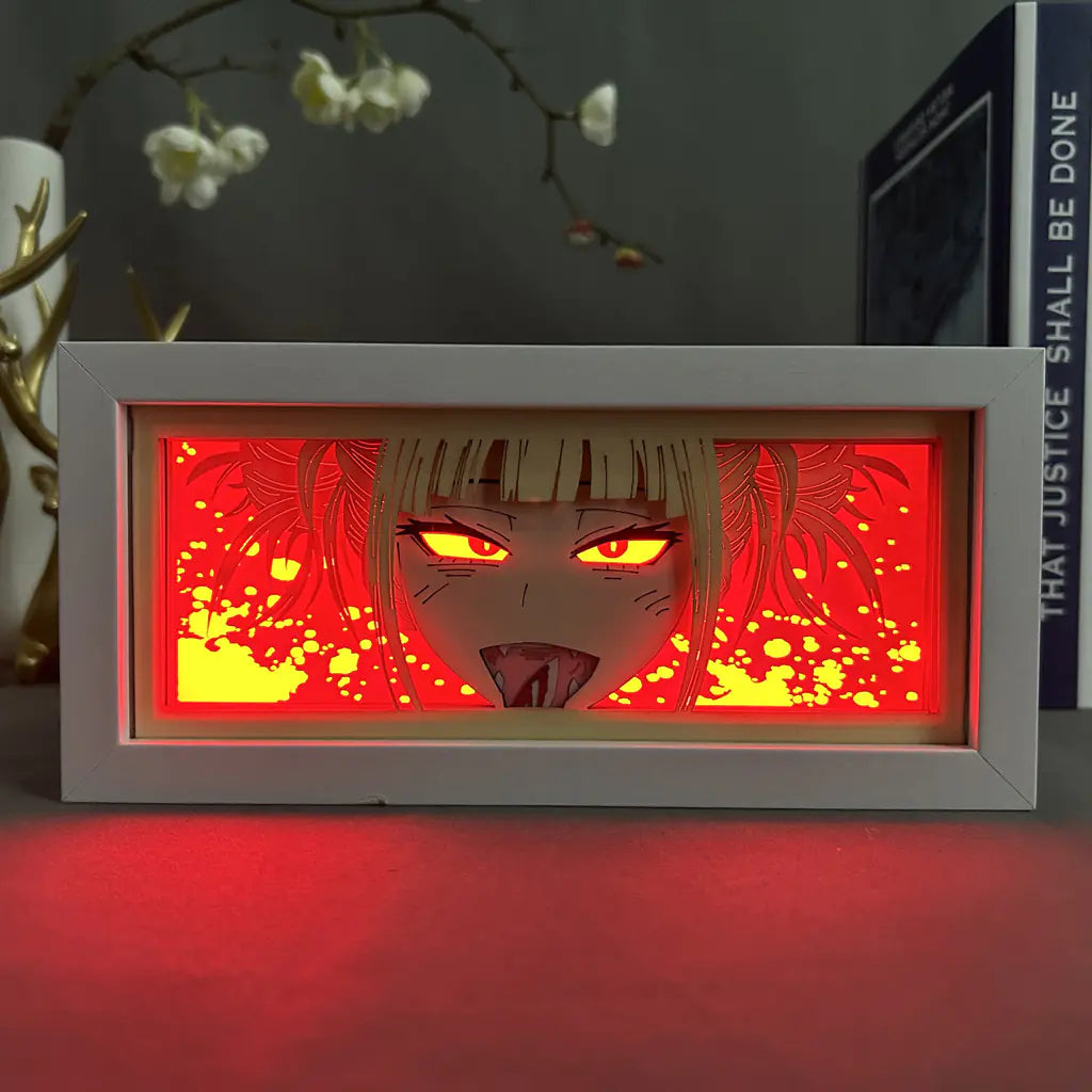 Anime Paper Cut Light - Warrior Desktop Decoration