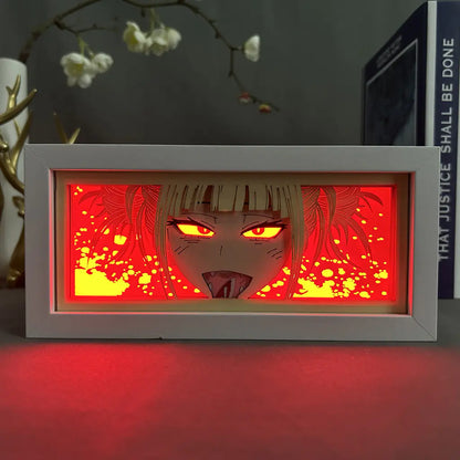 Anime Paper Cut Light - Warrior Desktop Decoration
