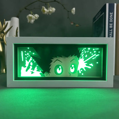 Anime Paper Cut Light - Warrior Desktop Decoration
