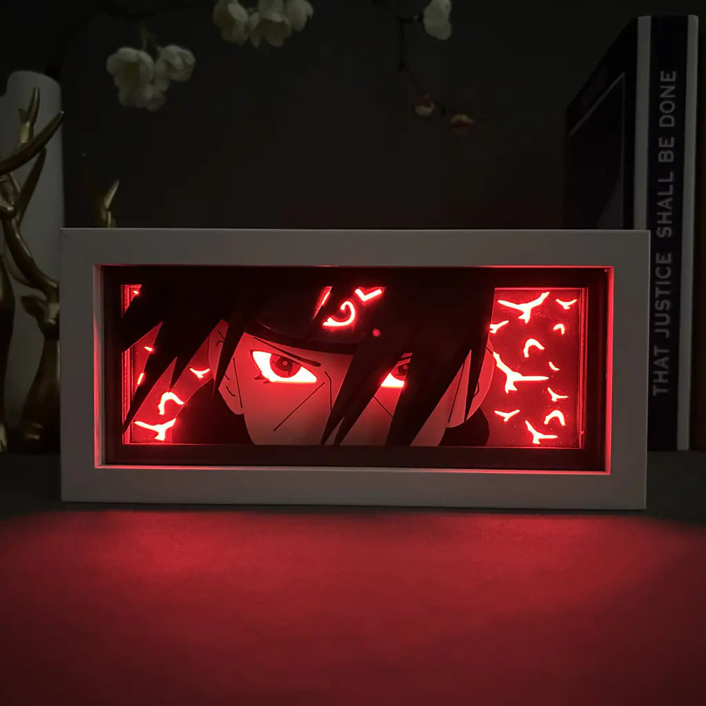 Anime Paper Cut Light - Warrior Desktop Decoration