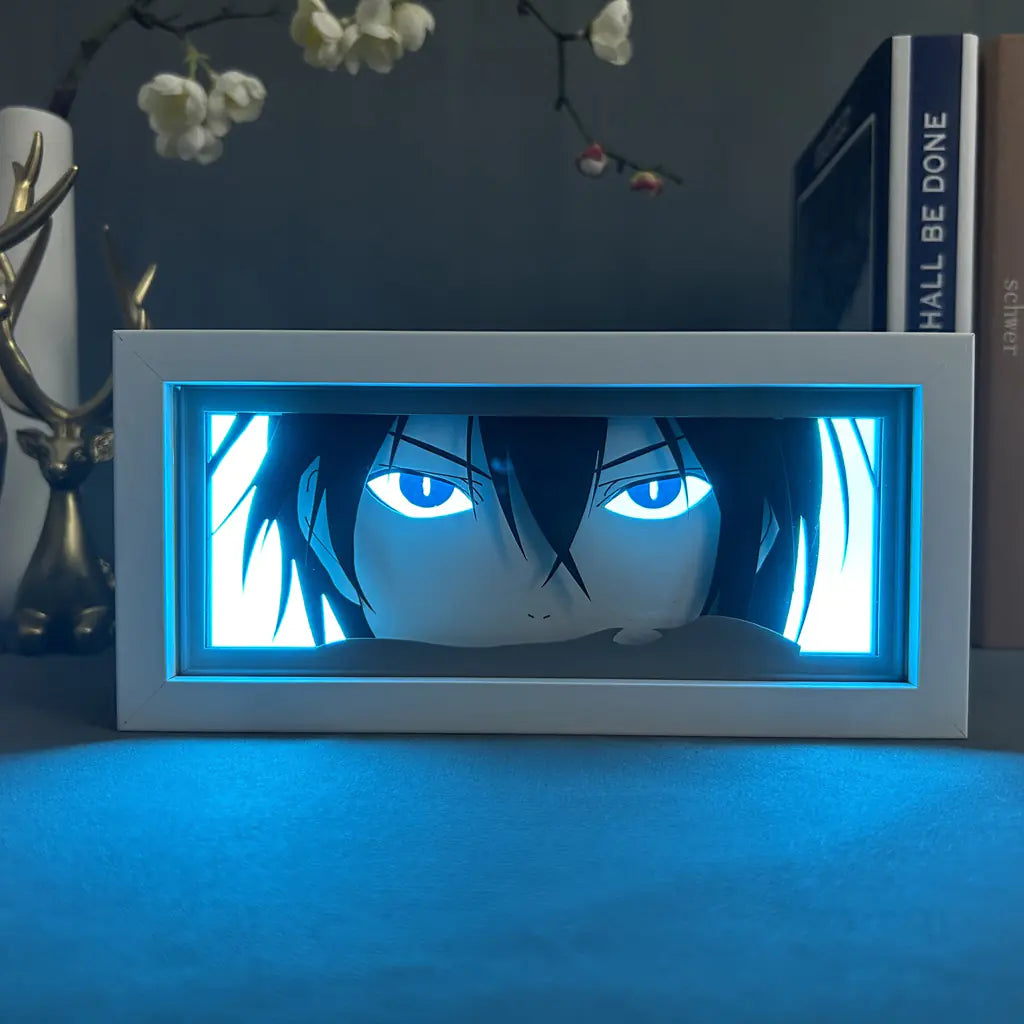 Anime Paper Cut Light - Warrior Desktop Decoration