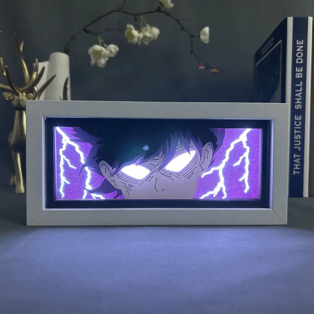 Anime Paper Cut Light - Warrior Desktop Decoration